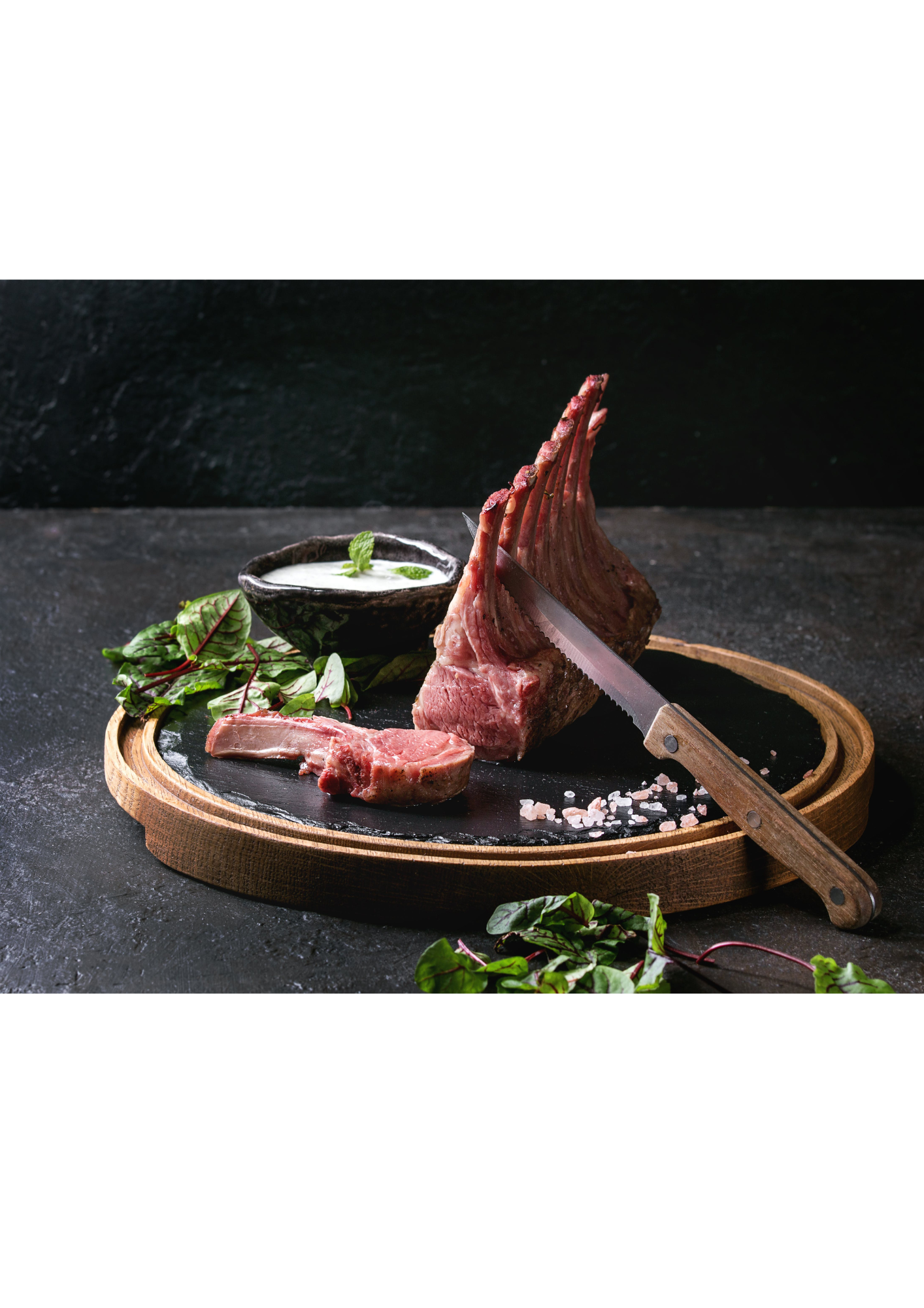 New Zeeland Lamb Frenched Rack 75 25 New Zeeland Lamb Frenched Rack 75 25