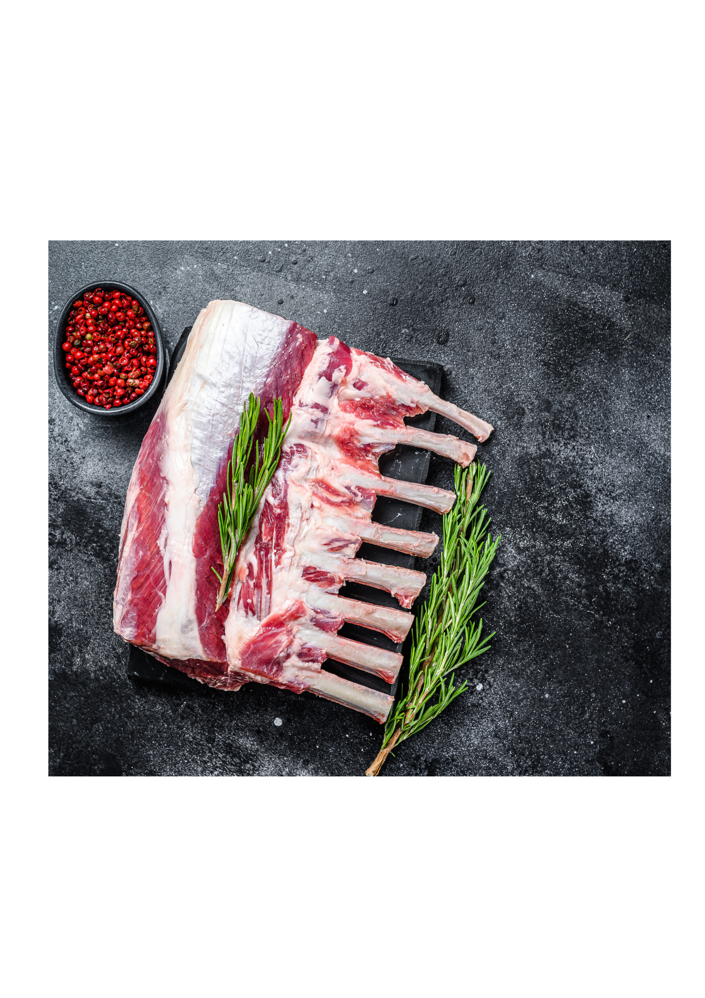 New Zeeland Lamb Frenched Rack 1Kg New Zeeland Lamb Frenched Rack 1Kg
