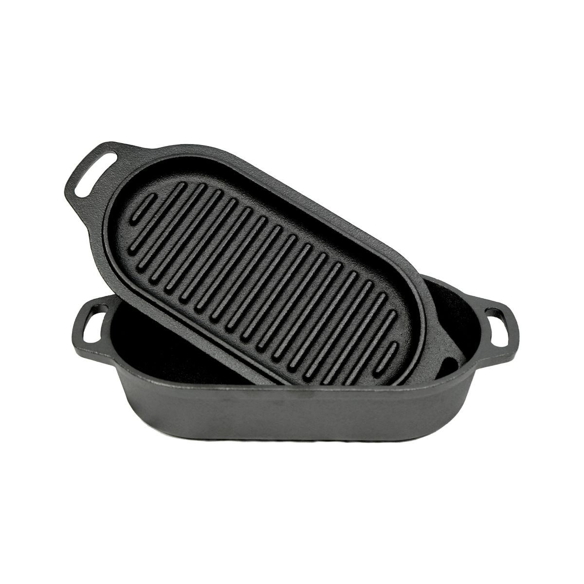 Dutch oven 2 skillets 2 liter ovaal Valhal outdoor Dutch oven 2 skillets 2 liter ovaal Valhal outdoor
