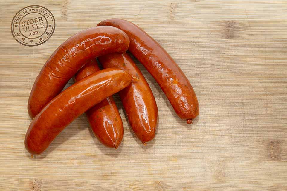 BBQ-worst chorizo (5st. Ca. 400 gram) Home Made BBQ-worst chorizo (5st. Ca. 400 gram) Home Made