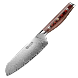 P4 Professioneel Damascus Santoku Mes 17,5 cm