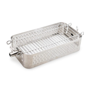 Verstelbare RVS mand voor draaispit